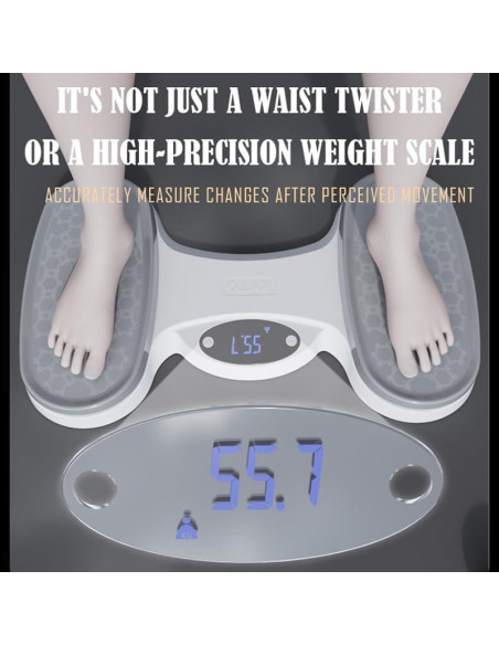 Disco Twister de Cintura KYTO con Contador y Escala de Peso