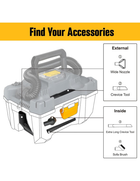 Aspiradora Inalámbrica ReliaRoads RCSV-20 10L 20V para Taller