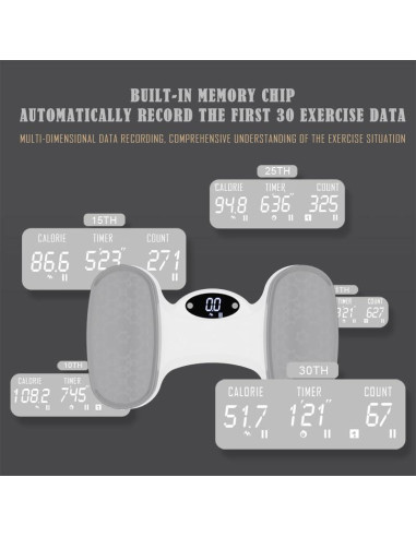 Disco Twister de Cintura KYTO con Contador y Escala de Peso