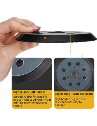 Almohadilla de Lijado 5" DeWalt DW420 DW421 DW422 DW423