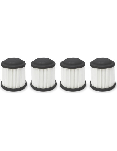 Filtro Fette PVF110 Compatible con Aspiradoras Black & Decker - Paquete de 4