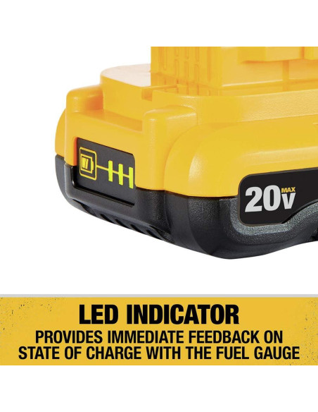 Batería de Litio Ión DEWALT 20V MAX 3.0 Ah 2-Pack DCB230-2
