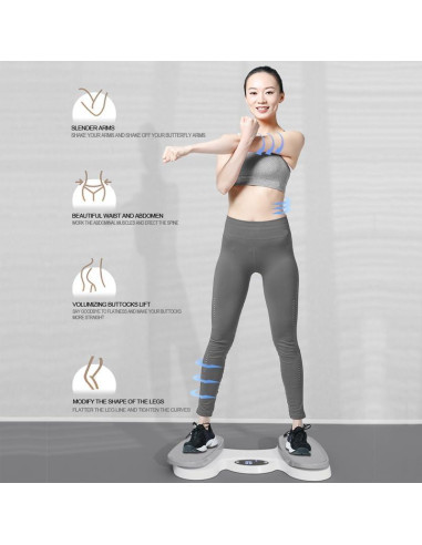 Disco Twister de Cintura KYTO con Contador y Escala de Peso