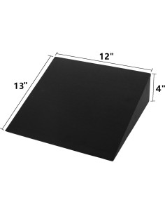 Cuñas de Espuma para Yoga DEAYOU 2 Piezas 33 cm EVA Negro 2