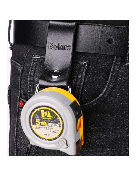 Soporte para Cinta Métrica Rolarc de Cuero - Juego de 2 Piezas