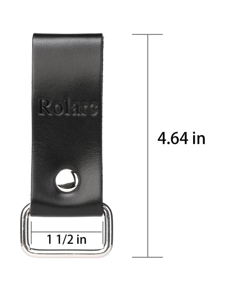 Soporte para Cinta Métrica Rolarc de Cuero - Juego de 2 Piezas