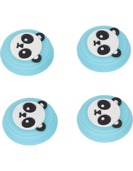 Empuñaduras de Pulgar de Silicona Zopsc para PS5 - Panda 4 Pcs