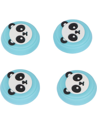 Empuñaduras de Pulgar de Silicona Zopsc para PS5 - Panda 4 Pcs