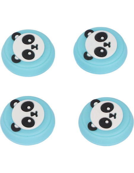 Empuñaduras de Pulgar de Silicona Zopsc para PS5 - Panda 4 Pcs