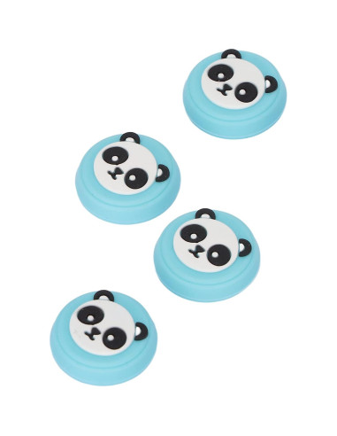 Empuñaduras de Pulgar de Silicona Zopsc para PS5 - Panda 4 Pcs