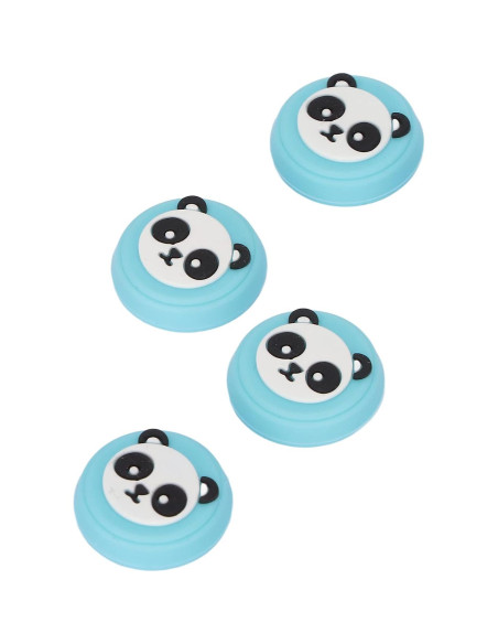 Empuñaduras de Pulgar de Silicona Zopsc para PS5 - Panda 4 Pcs
