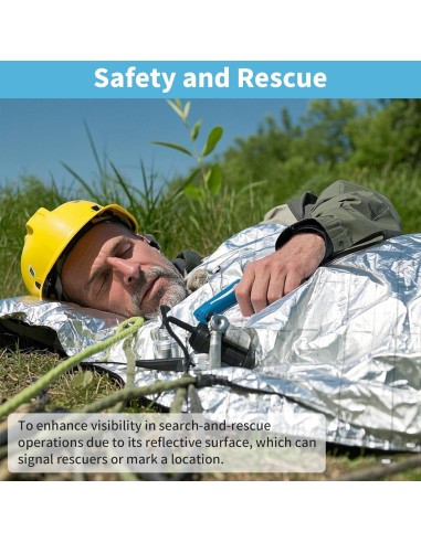 Manta Térmica de Emergencia Frontline 137x213 cm - 4 Unidades