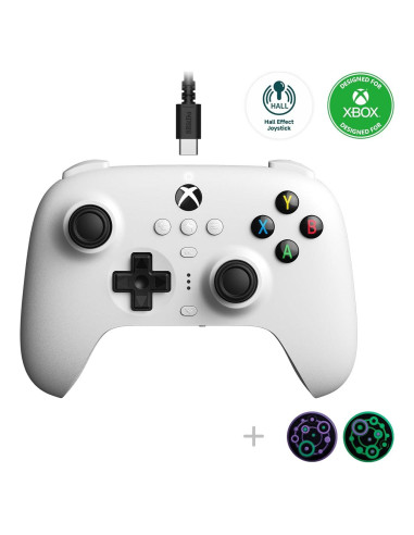 Controlador 8Bitdo Ultimate con Cable para Xbox y PC - Blanco