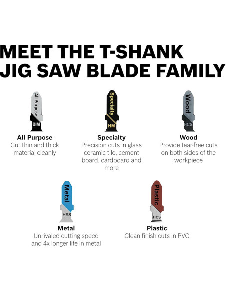 Hoja de sierra de calar Bosch T367XHM1 Carburo 13.3 cm