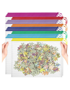 20 Bolsas de Cremallera A3 YOPCDJ Reutilizables 43x30 cm