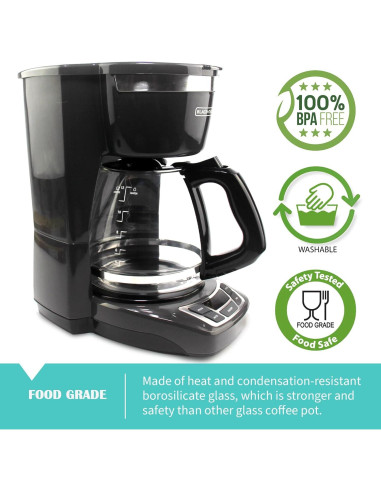 Jarra de Reemplazo 12 Tazas Sendextra para Cafetera Black & Decker