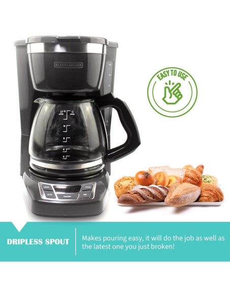 Jarra de Reemplazo 12 Tazas Sendextra para Cafetera Black & Decker