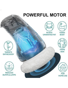 Masajeador Eléctrico de Celulitis BUSHIPIN 6 Almohadillas 0.94kg 2