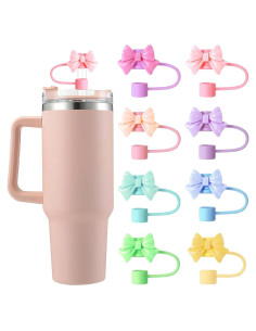 8 Tapas de Silicona para Popote Stanley 30/40 Oz SEMATA