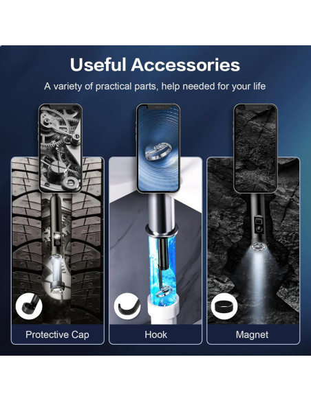 Cámara de Endoscopio Doble Lente CARPDIM 3.5m HD IP68