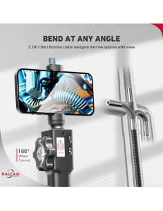 Borescopio Articulado Ralcam 5.5mm con Luz para Inspección 2