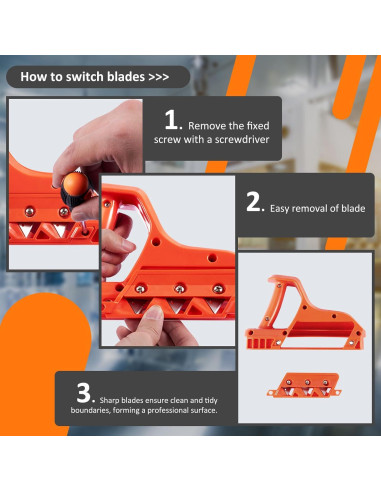 Biselador de Placas de Yeso NEMTMCUA 143mm Manual 45 60