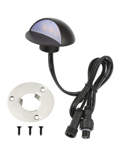 FVTLED Kit de 6 Luces LED Impermeables para Escalones 12V 2