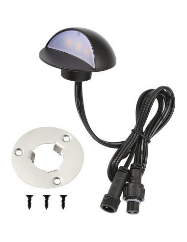 FVTLED Kit de 6 Luces LED Impermeables para Escalones 12V
