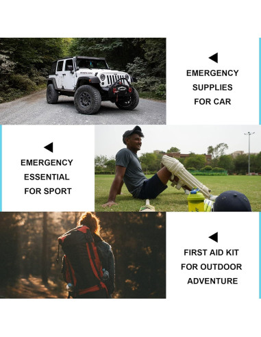 Kit de Primeros Auxilios 300 Piezas 1st Aid Impermeable