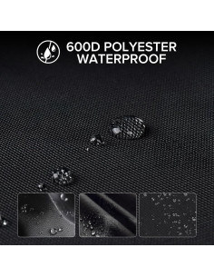 Cubierta de Almacenamiento Exterior ZUCONKITCH 124.5x61cm Impermeable 2