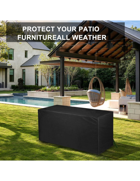 Cubierta de Almacenamiento Exterior ZUCONKITCH 124.5x61cm Impermeable