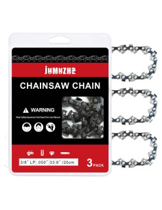 Paquete de 3 Cadenas de Motosierra 20 cm JUMUZHE 33 Enlaces