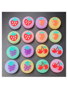 4 Tapas de Pulgar Silicona Luminosa Ambertown para Joystick