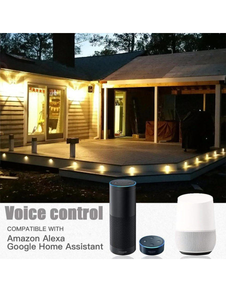 Kit de Luces LED Empotradas FVTLED 10pcs Blanco Cálido WiFi