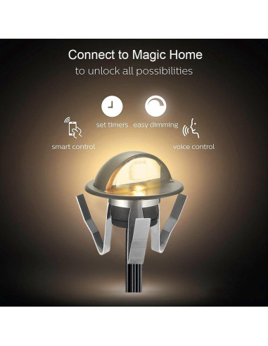 Kit de Luces LED Empotradas FVTLED 10pcs Blanco Cálido WiFi