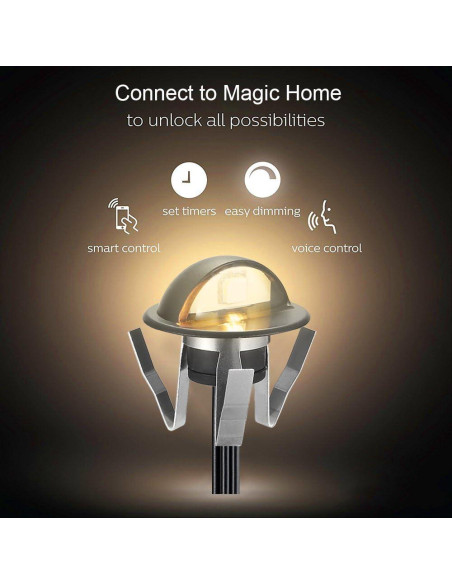 Kit de Luces LED Empotradas FVTLED 10pcs Blanco Cálido WiFi