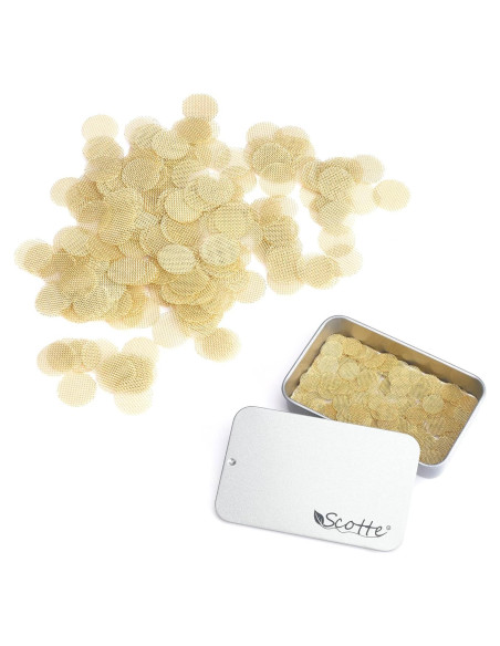 Pantallas de Tubo de Latón Scotte 200 Piezas 9.5mm