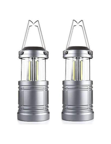 2 Linternas LED Ploarnovo para Camping y Emergencias
