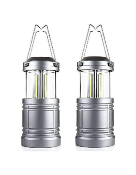2 Linternas LED Ploarnovo para Camping y Emergencias