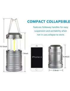 2 Linternas LED Ploarnovo para Camping y Emergencias 2