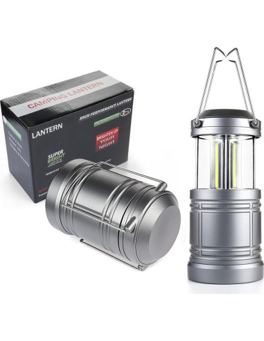 2 Linternas LED Ploarnovo para Camping y Emergencias