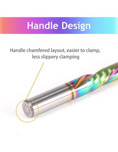 Broca de Compresión Espiral Hozly 1/4" (6.35 mm) para Madera