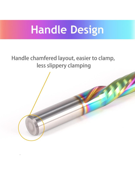 Broca de Compresión Espiral Hozly 1/4" (6.35 mm) para Madera