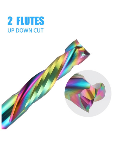 Broca de Compresión Espiral Hozly 1/4" (6.35 mm) para Madera