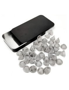 Pantallas de Tubo Ruilida 50 Piezas 1.27-1.59 cm Acero Inoxidable