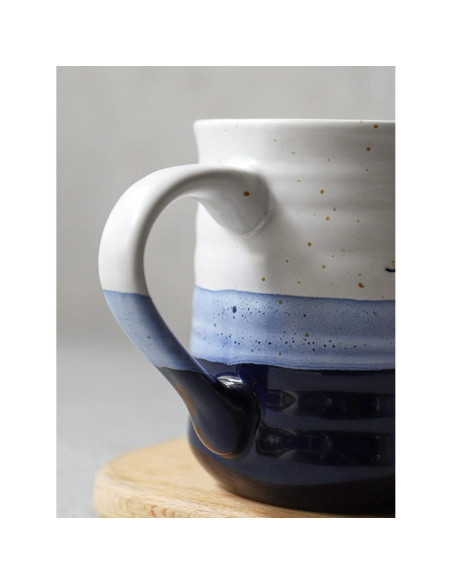 Tazas de Café DOWAN 510 ml Set de 2 con Mensajes Agradecido