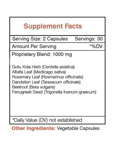 Cápsulas Naturales Secrets of The Tribe 60 Unidades 1000 mg