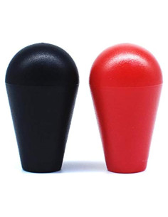 2 Pcs Joystick Bat Top Arcity Negro y Rojo para Arcade1up