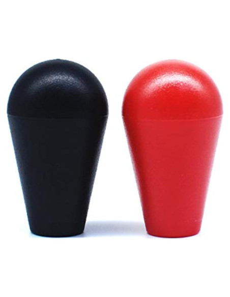 2 Pcs Joystick Bat Top Arcity Negro y Rojo para Arcade1up
