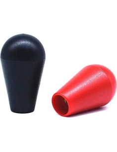 2 Pcs Joystick Bat Top Arcity Negro y Rojo para Arcade1up 2